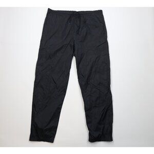 Vintage 90s USA Olympics Mens Size Large Faded Windbreaker Pants Black Nylon